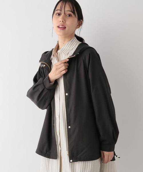 「GLOBAL WORK」 マウンテンパーカー L アイボリー レディース