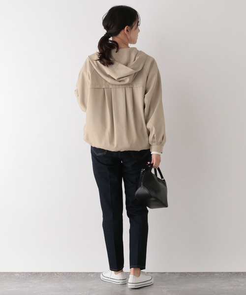 「GLOBAL WORK」 マウンテンパーカー L アイボリー レディース