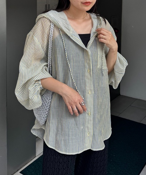 CIAOPANIC TYPY ブラウス シャツ 「冷房・日焼け対策に」体型