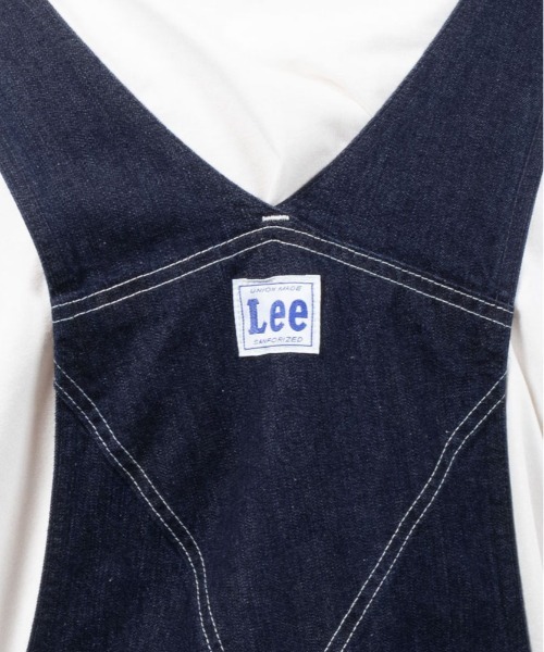 Lee」 デニムオーバーオール L ブラック メンズ