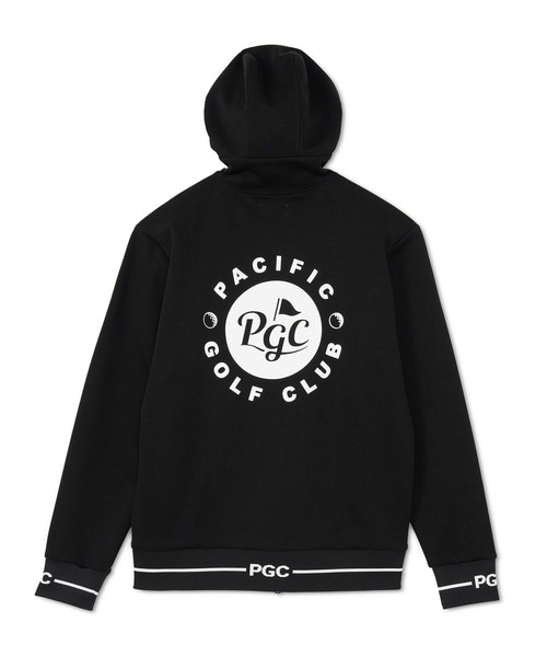 Pacific GOLF CLUB フルジップフーディー黒XL パーカー Pacific GOLF CLUB（パシフィックゴルフクラブ） パーカー BONDING