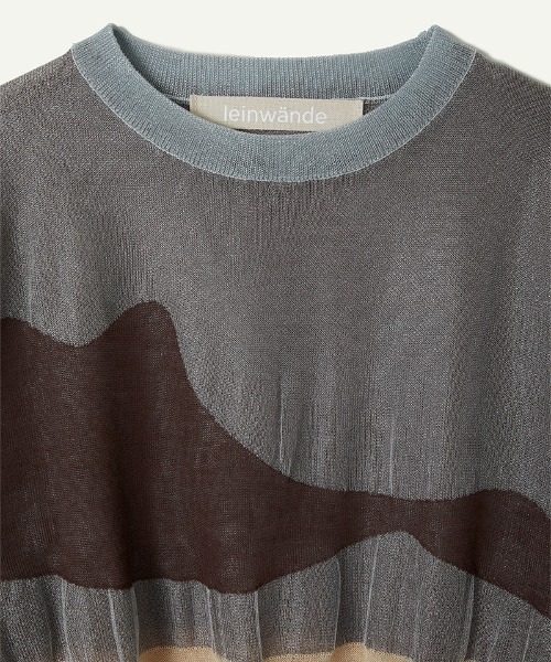 leinwande（ラインヴァンド） 長袖ニット ONE SIZE ブルー レディース