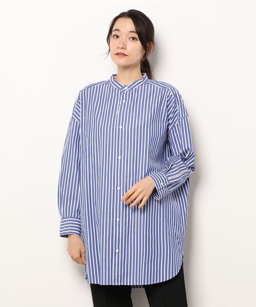 「JOURNAL STANDARD LUXE」 長袖ブラウス FREE コバルトブルー レディース JOURNAL STANDARD LUXE 「JOURNAL LUXE」 長袖ブラウス FREE