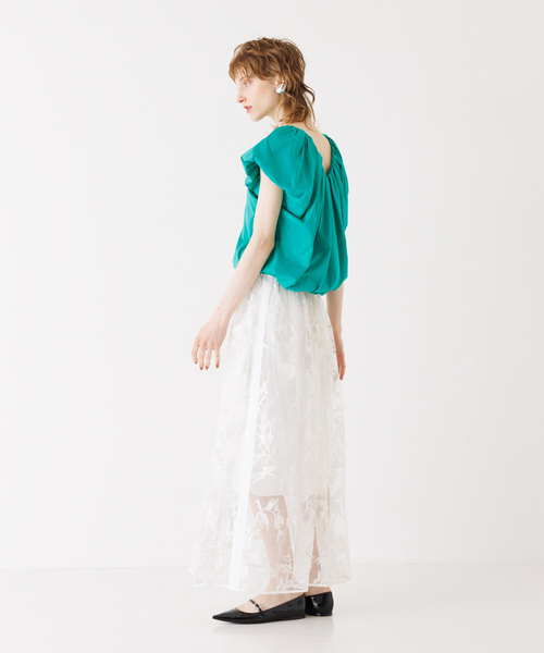 DESIGNWORKS スカート レースサイドラインスカート : ZOZOTOWN