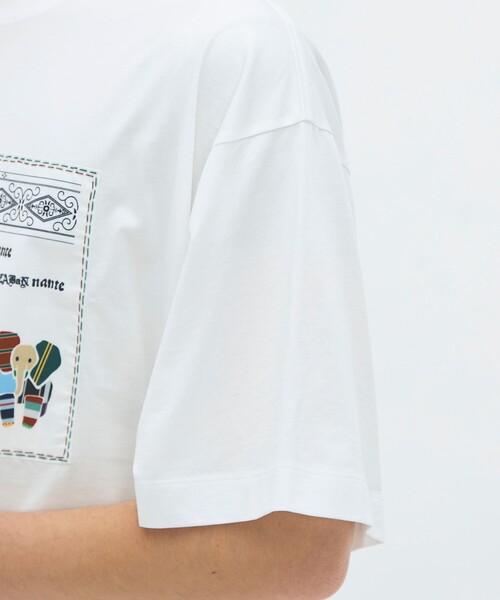 CABaN（キャバン） tシャツ スビンコットン MIX PATTERNED ELEPHANT T