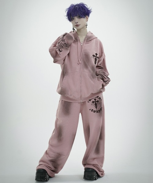 REFLEM（レフレム） パーカー 「REFLEM/レフレム」クロス刺繍ZIP