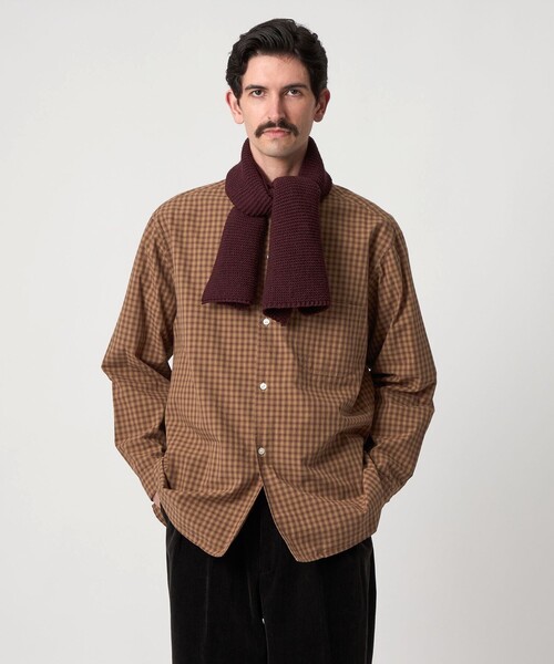新品　steven alan チェック柄 半袖シャツ STEVEN ALAN シャツ 「Steven Alan」 シアー マドラスチェック