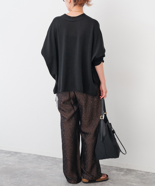 Spick＆Span カーディガン コットンオーバーサイズカーディガン