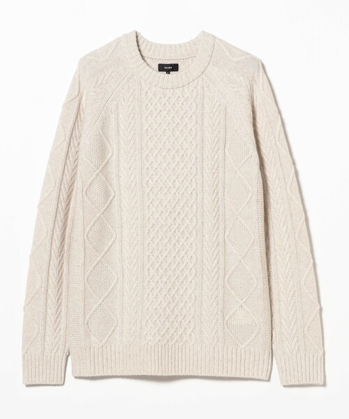 BEAMS（ビームス） セーター ニット 5ゲージ ラムウール クルーネック