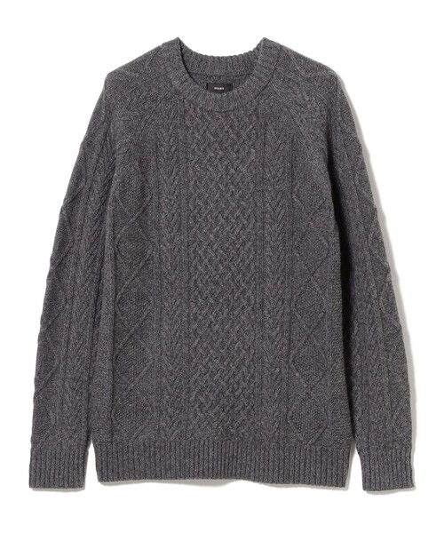 BEAMS（ビームス） セーター ニット 5ゲージ ラムウール クルーネック
