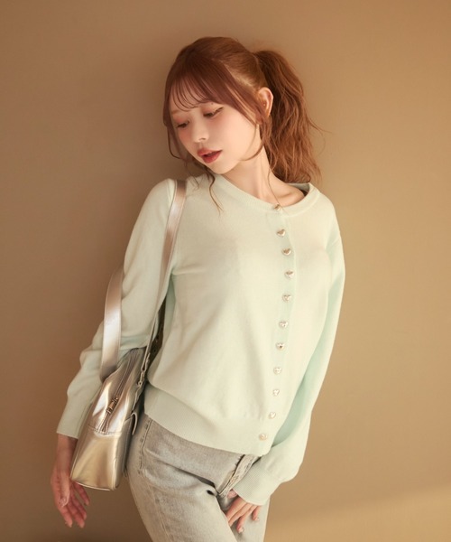 新品未使用 ティティアンドコー カーディガン レディース titty&amp;Co. ピ TITTY＆CO.（ティティーアンドコー） カーディガン セーラーライン