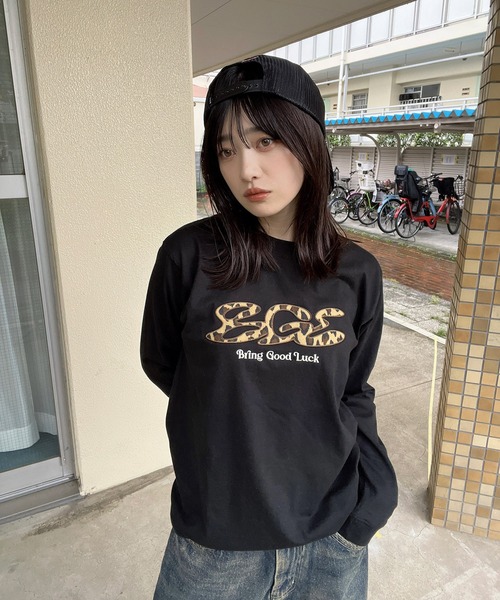 BGL tシャツ LEOPARD LOGO LS TEE / ヒョウ柄 / レオパード / 韓国