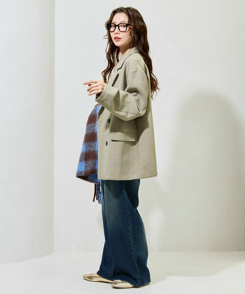 ジャケット・アウター \"FREAK'S STORE\" Oversized Blazer Set FREAK'S STORE（フリークスストア） ジャケット テーラードジャケット