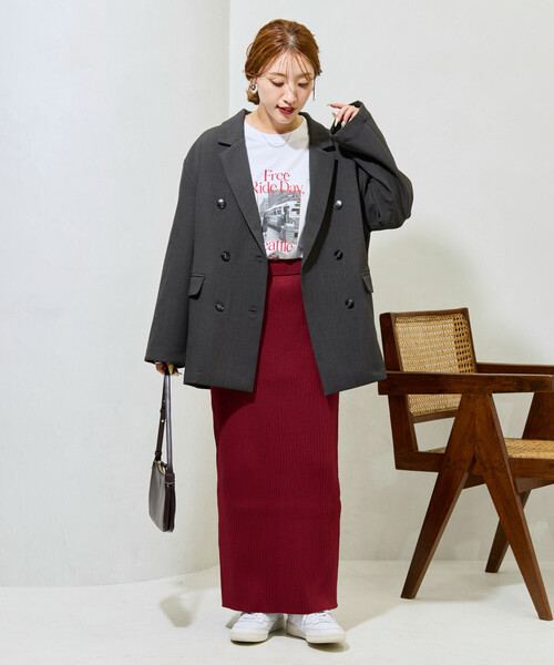 や*様 17aw ダブル テーラードジャケット FREAK'S STORE（フリークスストア） ジャケット テーラードジャケット