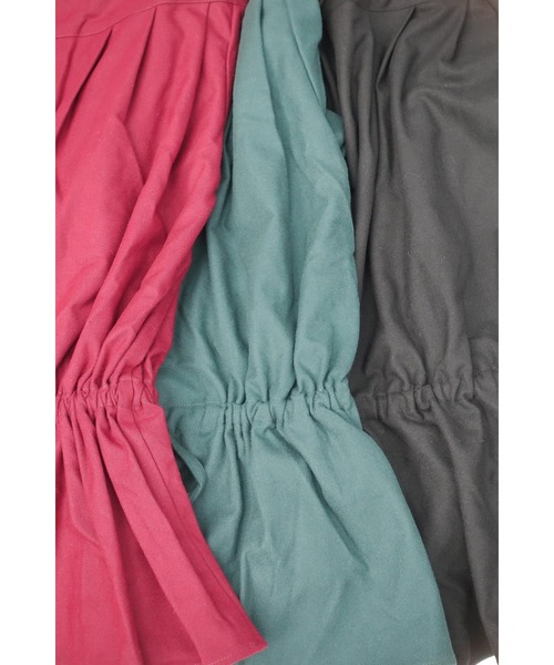 「Sakka」 「alcee」長袖ブラウス FREE レッド レディース_画像8