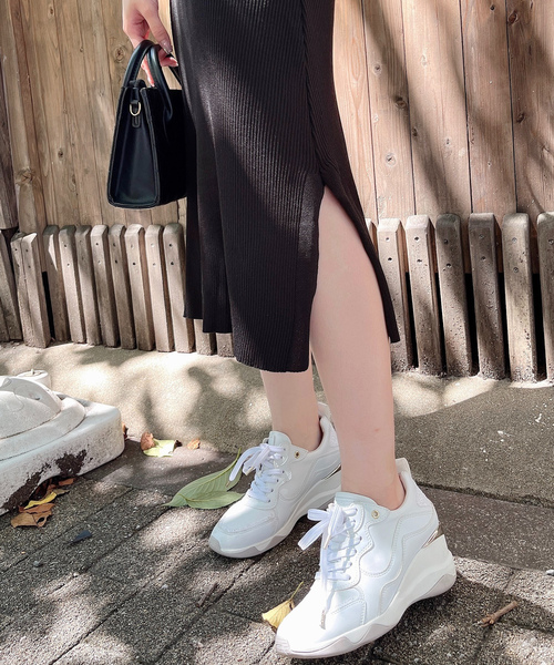 「MIIA」 ノースリーブワンピース FREE ベージュ系その他 レディース_画像6