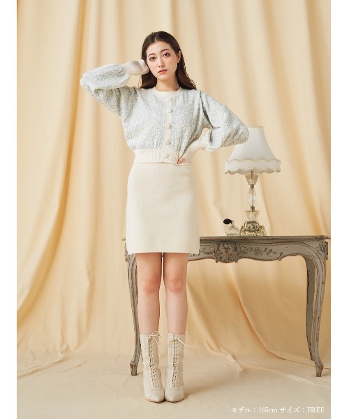 Darich（ダーリッチ） 長袖ニット FREE サックスブルー レディース