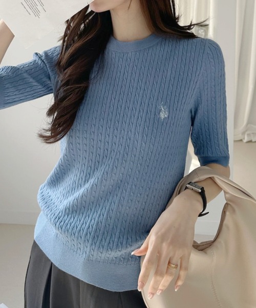 U.S. POLO ASSN.（ユーエスポロアッスン） サマーニット ニット