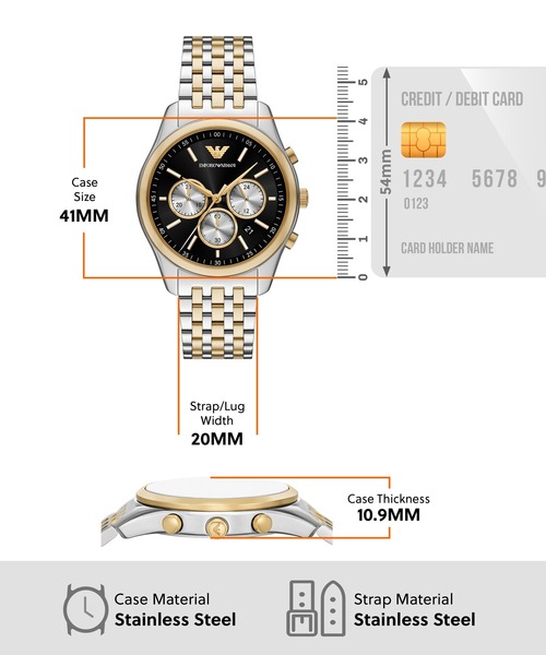 EMPORIO ARMANI 腕時計 エンポリオ・アルマーニ メンズ アナログ