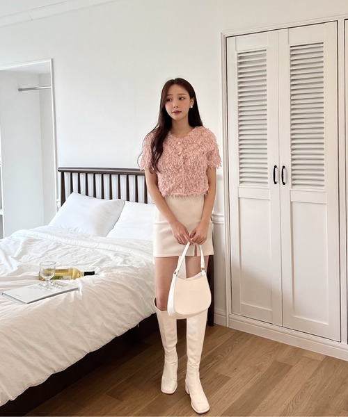 「by muni:r」 カーディガン FREE ピンク レディース_画像8