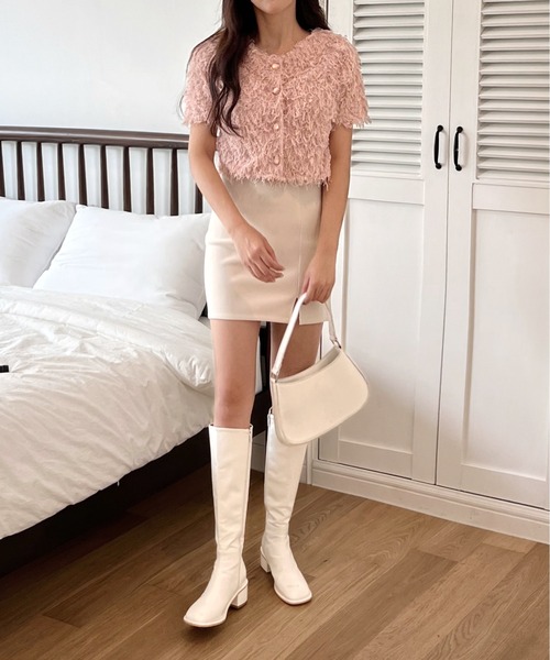 「by muni:r」 カーディガン FREE ピンク レディース_画像9