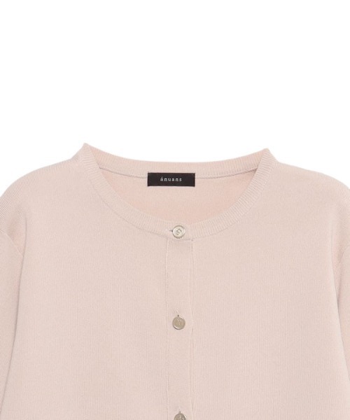 anuans（アニュアンス） ニットカーディガン FREE ブラック レディース