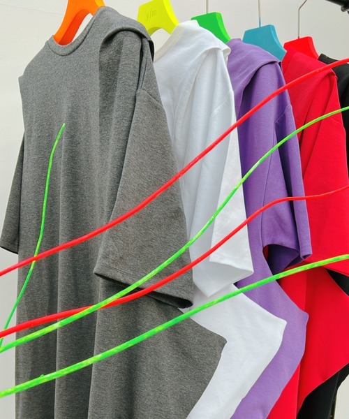 「y/m」 半袖ワンピース FREE ブラック レディース_画像2