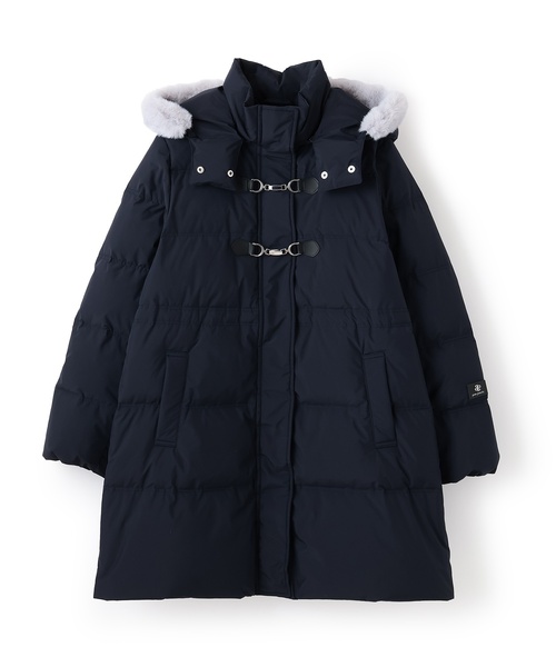 pom ponette ポンポネットジュニア ダウンジャケット 160 ネイビー pom ponette junior（ポンポネットジュニア）の「【撥水】【家庭洗濯可