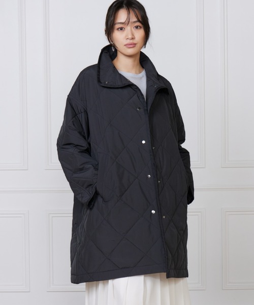 L'Appartement Lisiere中綿コクーンコート定価¥66,000 Le souk（ルスーク） ノーカラーコート コート LIMONTA EAST 中綿