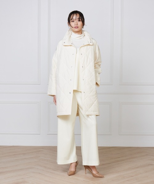 Le souk（ルスーク） ノーカラーコート コート LIMONTA EAST 中綿