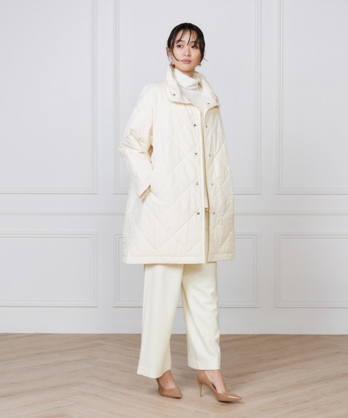 Le souk（ルスーク） ノーカラーコート コート LIMONTA EAST 中綿