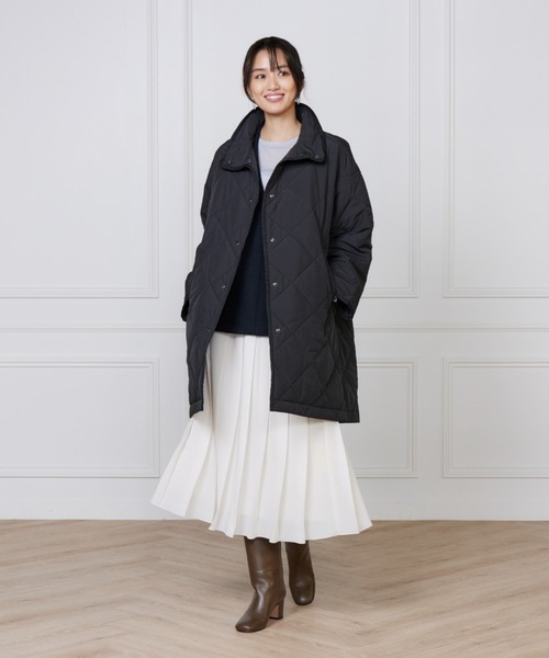 Le souk（ルスーク） ノーカラーコート コート LIMONTA EAST 中綿