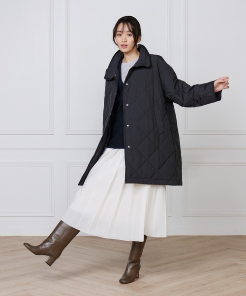 Le souk（ルスーク） ノーカラーコート コート LIMONTA EAST 中綿