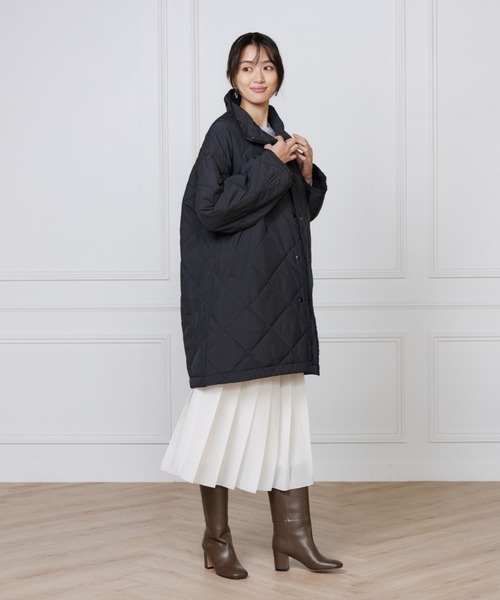 Le souk（ルスーク） ノーカラーコート コート LIMONTA EAST 中綿