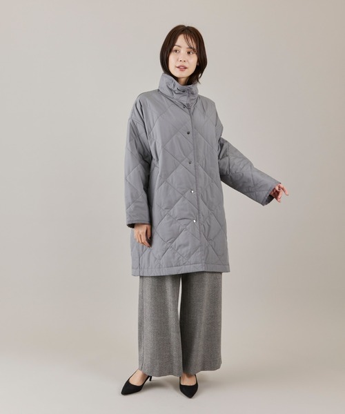 Le souk（ルスーク） ノーカラーコート コート LIMONTA EAST 中綿