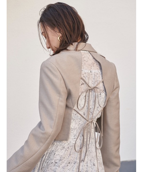 「FRAY I.D」 テーラードジャケット 0 ベージュ レディース_画像8