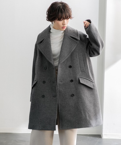 AMERICAN RAG CIE（アメリカンラグシー） ピーコート FREE ネイビー