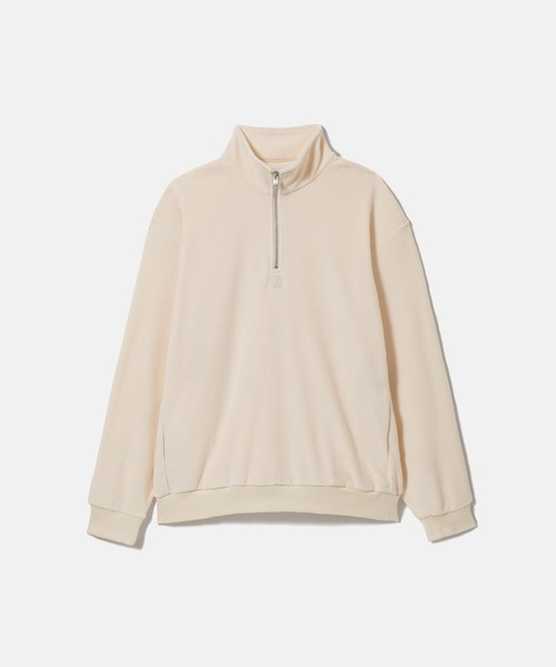 SEAGREEN(シーグリーン) PLANE PILE HALFZIP PULLOVER メンズ