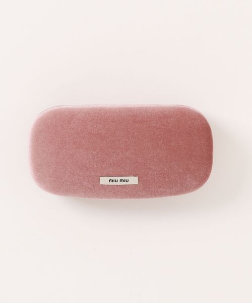 ミュウミュウ サングラス SMU11E 4AX-7B1 フレーム ピンク miu miu（ミュウミュウ） サングラス 「miumiu/ミュウミュウ」オーバル