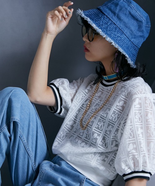 「GEVS.」 「SMILELAND」半袖Tシャツ 3L ブラック レディース_画像3