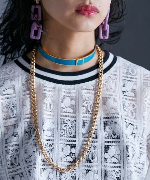「GEVS.」 「SMILELAND」半袖Tシャツ 3L ブラック レディース_画像6