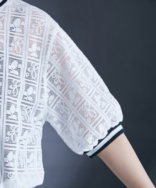 「GEVS.」 「SMILELAND」半袖Tシャツ 3L ブラック レディース_画像7