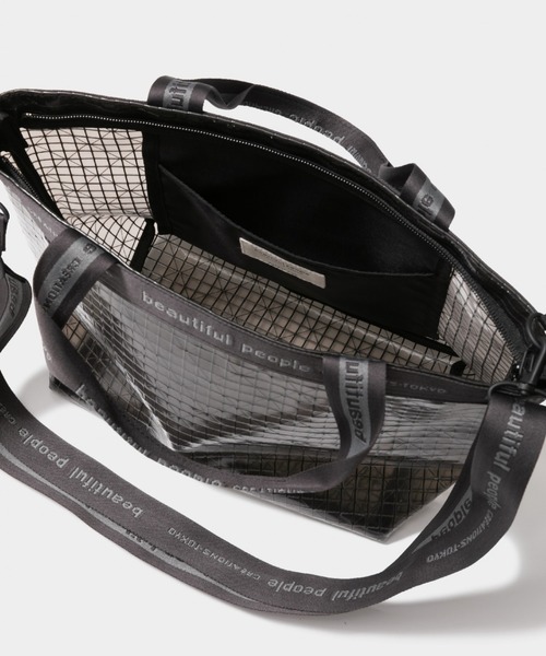 beautiful people 2WAY ショルダー バッグ beautiful people（ビューティフルピープル） 2WAYバッグ FREE クリア