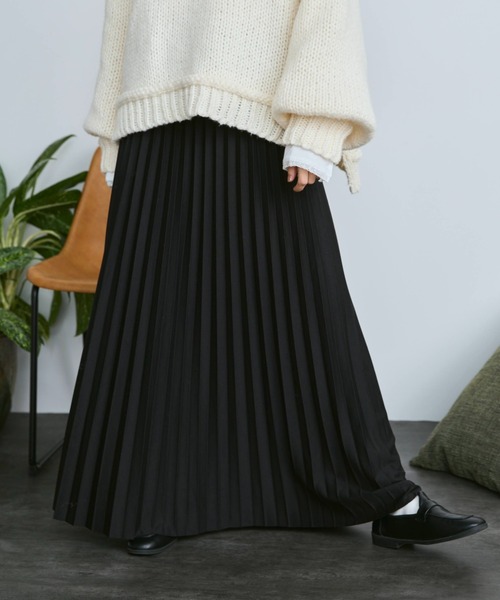 Libra Cue（リブラ キュー） スカート プリーツフレアスカート