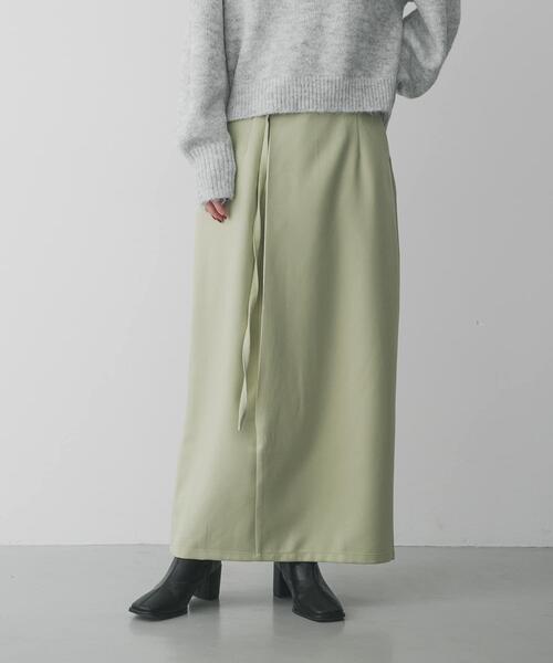 SENSE OF PLACE by URBAN RESEARCH スカート ベルトデザインペンシル