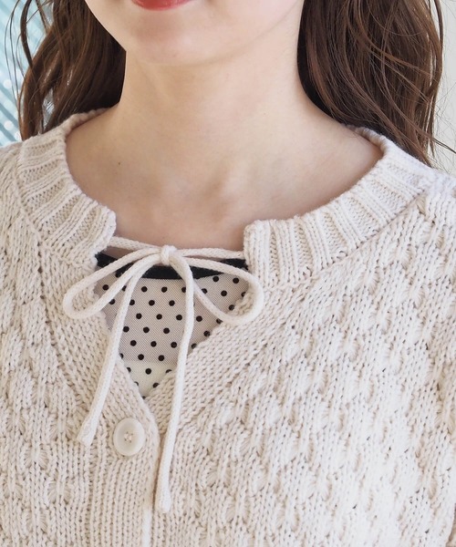 ニット/セーター POKOPOKO 2WAY KNIT TOPS POKOPOKO 2WAY KNIT TOPSの通販 by mshop｜ラクマ