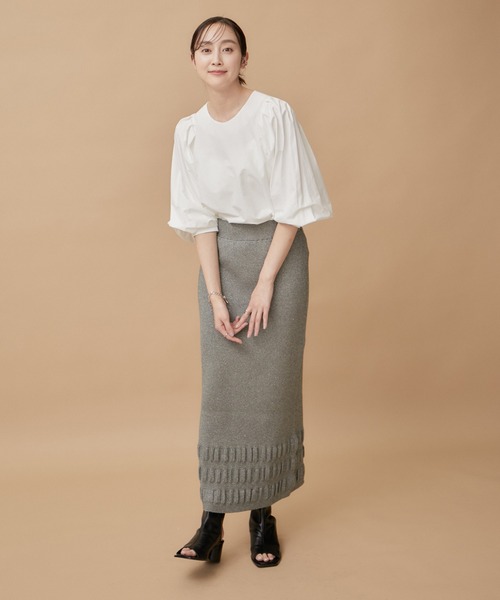 「LE CERCLE par rope'」 長袖ブラウス FREE ホワイト レディース_画像6