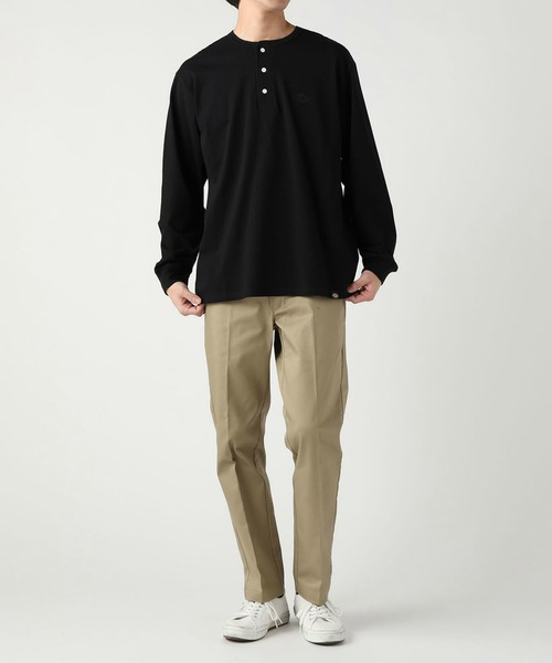 Dickies（ディッキーズ） tシャツ ヘンリーネック エンブレムTシャツ