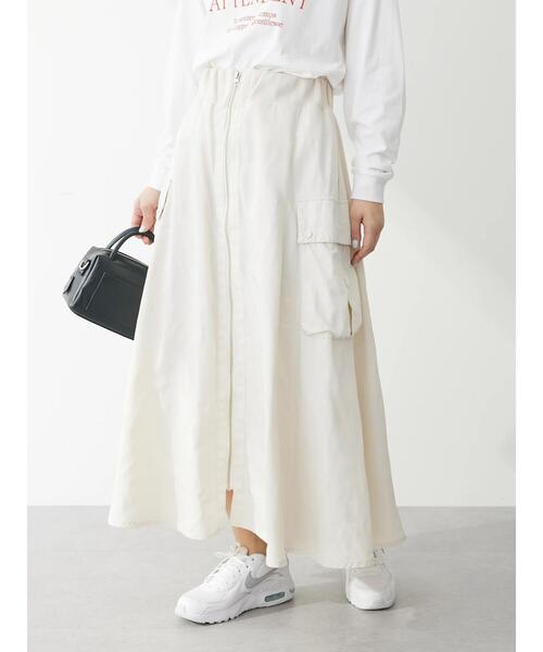 「Sugar spoon」 フレアスカート FREE カーキ レディース_画像2