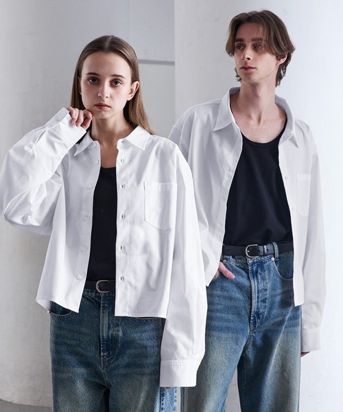 CLEL（クレイル） シャツ 「CLEL」Royal Oxford Cropped Shirt